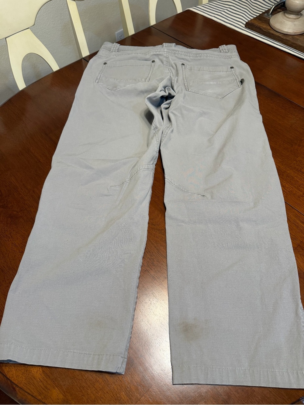 Arcteryx Vintage Stone Cargo Pants Casual Outdoor 34x29 Gray Logo Hiking Work - Picture 12 of 13